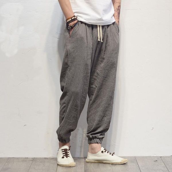 men's pants plus size cotton linen harem mens jogger male casual track trousers hip hop loose chinese traditional, Black
men's pants plus size cotton linen harem mens jogger male casual track trousers hip hop loose chinese traditional, Black