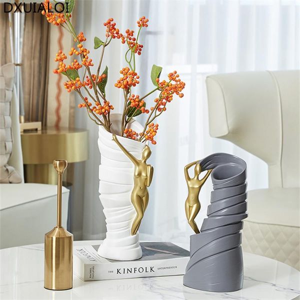 vases nordic light luxury art vase decoration modern simple creative flower arrangement home resin crafts
vases nordic light luxury art vase decoration modern simple creative flower arrangement home resin crafts