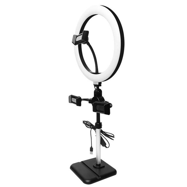 mobile phone live broadcast stand tablet deskthree-position retractable holder with 10-inch ring light cell mounts & holders
mobile phone live broadcast stand tablet deskthree-position retractable holder with 10-inch ring light cell mounts & holders