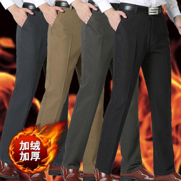 men's pants men s casual fitness straight long thickened leisure cotton chino trousers plus size 2021 winter black khakis slacks loose
men's pants men s casual fitness straight long thickened leisure cotton chino trousers plus size 2021 winter black khakis slacks loose