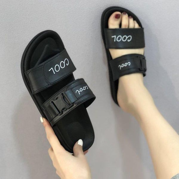 slippers 2021 summer flat sandals women's platform non-slip open toe lazy shoes casual beach ins fashion, Black
slippers 2021 summer flat sandals women's platform non-slip open toe lazy shoes casual beach ins fashion, Black