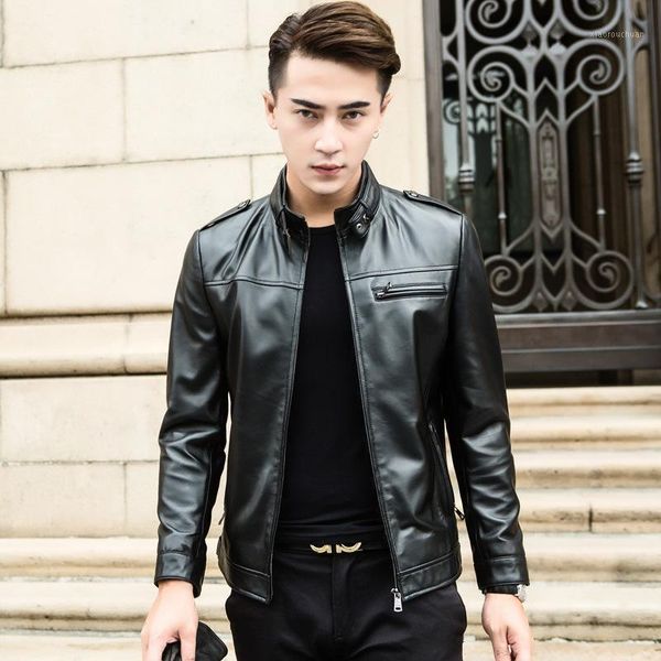 men's leather & faux genuine jacket spring autumn real sheepskin coat motorcycle biker coats 2021 1yw1505 kj5220, Black
men's leather & faux genuine jacket spring autumn real sheepskin coat motorcycle biker coats 2021 1yw1505 kj5220, Black
