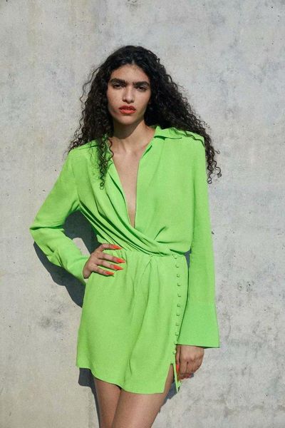 casual dresses mtseyesa 2021 shirt dress woman green short summer women long sleeve mini wrap fashion button elegant, Black;gray
casual dresses mtseyesa 2021 shirt dress woman green short summer women long sleeve mini wrap fashion button elegant, Black;gray