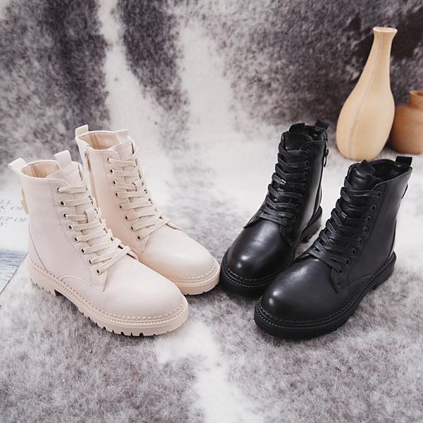 boots 2021 fashion zipper flat shoes woman high heel platform pu leather lace up women ankle girls 35-40, Black
boots 2021 fashion zipper flat shoes woman high heel platform pu leather lace up women ankle girls 35-40, Black