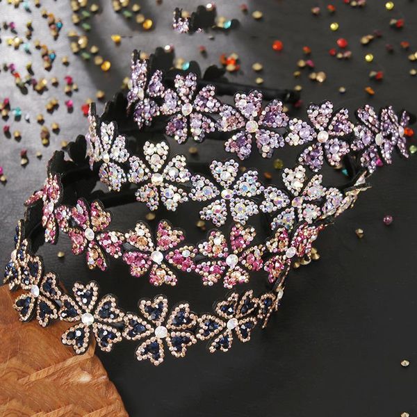 retro simplicity flowers head wear luxury headband for women rhinestone non-slip border girl hairpin fancy hair accessories gift clips & bar, Golden;silver
retro simplicity flowers head wear luxury headband for women rhinestone non-slip border girl hairpin fancy hair accessories gift clips & bar, Golden;silver