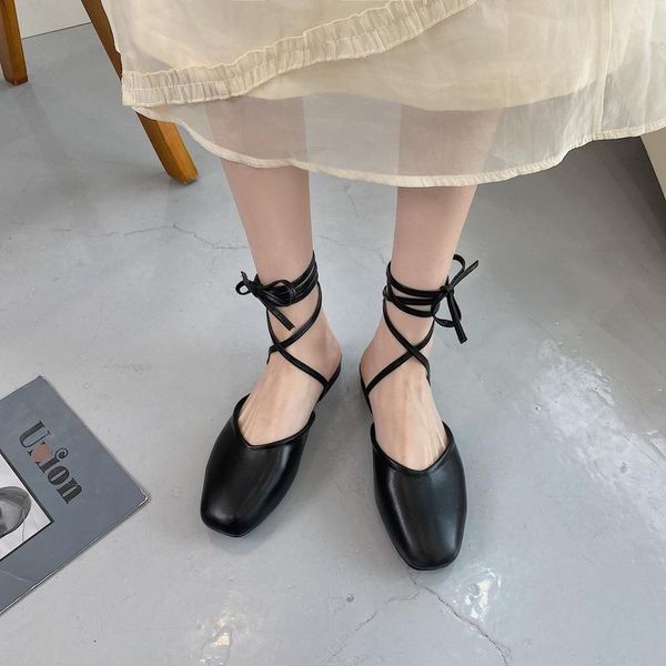 slippers gathering fairy girls shoes women sandals fashion leather lace up square toe low heels concise princess style designer, Black
slippers gathering fairy girls shoes women sandals fashion leather lace up square toe low heels concise princess style designer, Black