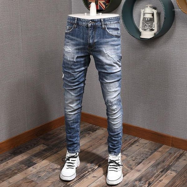 men's jeans ly streetwear fashion men retro blue plain washed slim fit ripped brand designer vintage casual denim pants
men's jeans ly streetwear fashion men retro blue plain washed slim fit ripped brand designer vintage casual denim pants