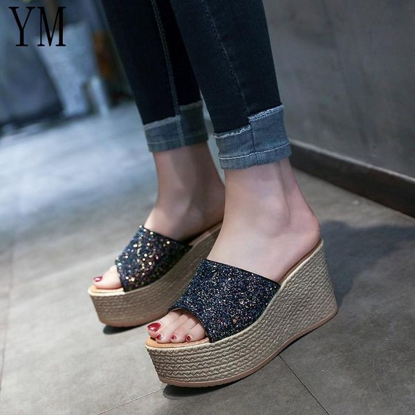 aillette sandals women wedges shoes pumps high heels summer flip flop chaussures shoe platform sandalia feminina 2021, Black
aillette sandals women wedges shoes pumps high heels summer flip flop chaussures shoe platform sandalia feminina 2021, Black