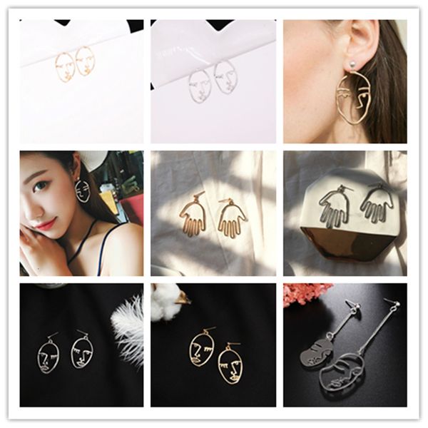 studs earrings popular jewelry pendant set personality portrait outline cartoon, Golden;silver
studs earrings popular jewelry pendant set personality portrait outline cartoon, Golden;silver