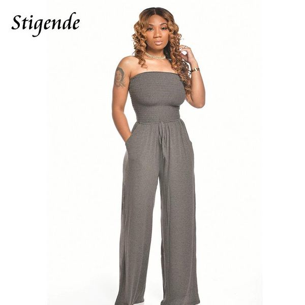 women's jumpsuits & rompers stigende summer drawstring waist strapless jumpsuit women casual wide leg pocket bodycon elastic plain, Black;white
women's jumpsuits & rompers stigende summer drawstring waist strapless jumpsuit women casual wide leg pocket bodycon elastic plain, Black;white