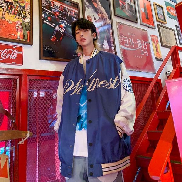 women's jackets hong kong men's and women's jackets, korean baseball suits, loose flight vintage coats, Black;brown
women's jackets hong kong men's and women's jackets, korean baseball suits, loose flight vintage coats, Black;brown