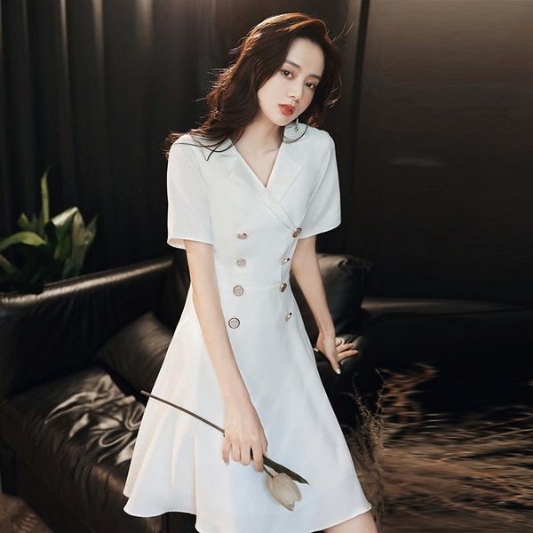 ethnic clothing white v-neck cheongsam short chinese bridal wedding dresses pleated qipao temperament evening banquet vestidos de festa, Red
ethnic clothing white v-neck cheongsam short chinese bridal wedding dresses pleated qipao temperament evening banquet vestidos de festa, Red