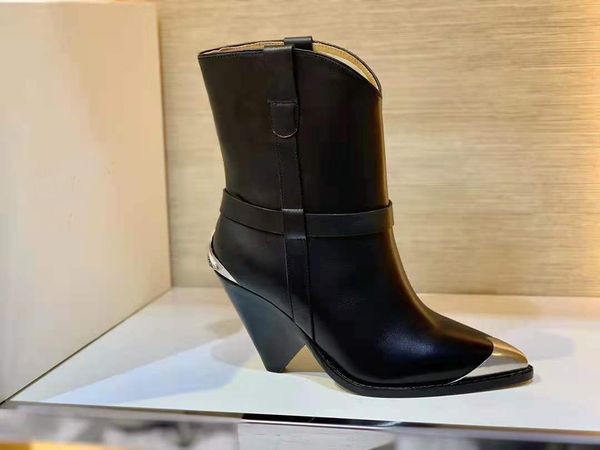 fashion season shoes isabel paris marant limza boots france original leather metal toe, Black
fashion season shoes isabel paris marant limza boots france original leather metal toe, Black
