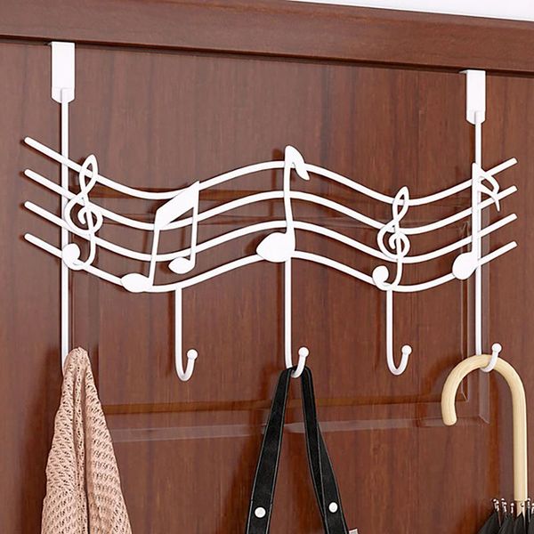 hooks & rails musical note metal hook coat hat bag stainless steel wall hanging door towel robe hanger black/white storage rack
hooks & rails musical note metal hook coat hat bag stainless steel wall hanging door towel robe hanger black/white storage rack