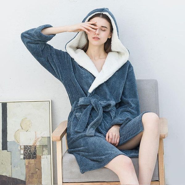 men's sleepwear coral fleece nightgown men spring long sleeve couple bathrobe comfortable home wear fashion women 8n47, Black;brown
men's sleepwear coral fleece nightgown men spring long sleeve couple bathrobe comfortable home wear fashion women 8n47, Black;brown