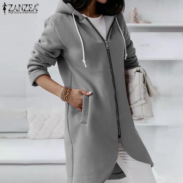 women's hoodies & sweatshirts fashion 2022 autumn women coats casual zipper long hooded solid sweatshirt robe sleeve jackets, Black
women's hoodies & sweatshirts fashion 2022 autumn women coats casual zipper long hooded solid sweatshirt robe sleeve jackets, Black