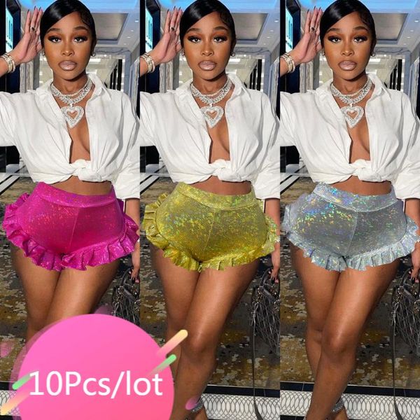 women's shorts bulk items wholesale lots summer ruffle solid high wasited laser print streetwear night club y2k bottoms 2021, White;black
women's shorts bulk items wholesale lots summer ruffle solid high wasited laser print streetwear night club y2k bottoms 2021, White;black