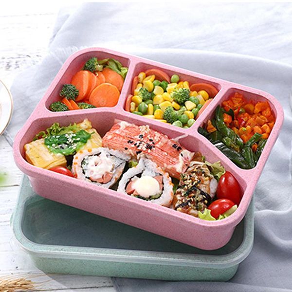 dinnerware sets 4-grid bento box wheat straw microwave lunch with compartment container travel picnic fruit storage
dinnerware sets 4-grid bento box wheat straw microwave lunch with compartment container travel picnic fruit storage