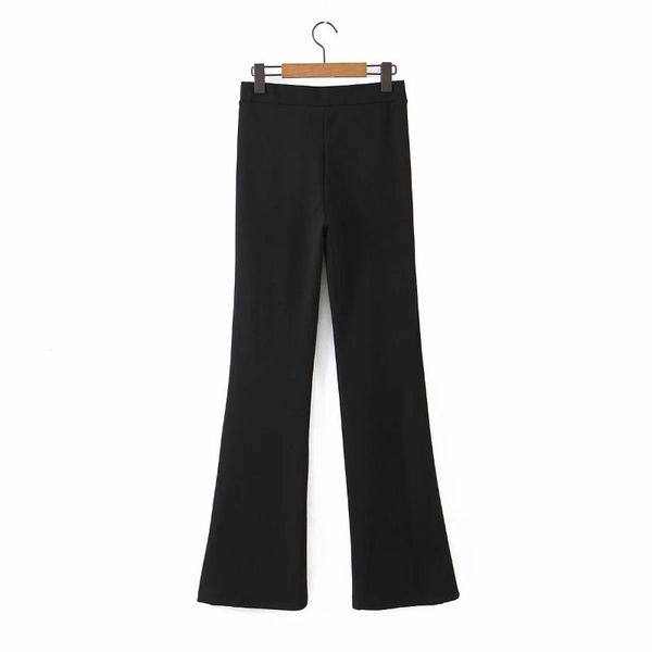 business clothes women flare sweatpants spring casual solid mopping trousers black slim high waist stretch flared pants women's & capri, Black;white
business clothes women flare sweatpants spring casual solid mopping trousers black slim high waist stretch flared pants women's & capri, Black;white