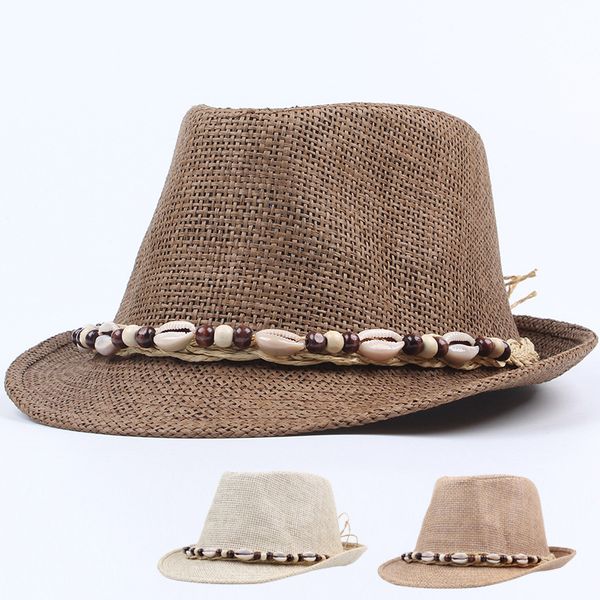 korean summer fashion straw hat outdoor travel sun shell beach british men's and women's, Blue;gray
korean summer fashion straw hat outdoor travel sun shell beach british men's and women's, Blue;gray