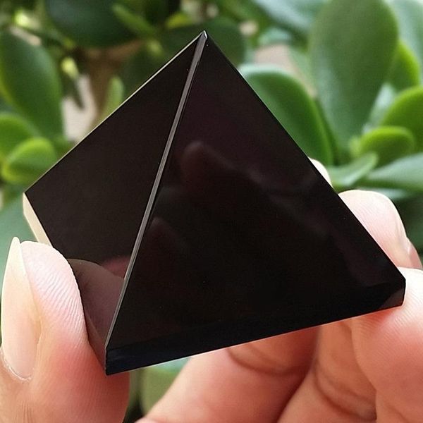 natural black obsidian quartz crystal gift home decor pyramid healing crafts ty53 decorative objects & figurines
natural black obsidian quartz crystal gift home decor pyramid healing crafts ty53 decorative objects & figurines