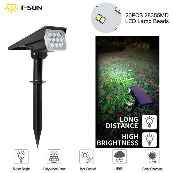 solar lamps t-sunrise 20led garden light ip65 waterproof cold white auto on/off outdoor lights landscape spotlights
solar lamps t-sunrise 20led garden light ip65 waterproof cold white auto on/off outdoor lights landscape spotlights