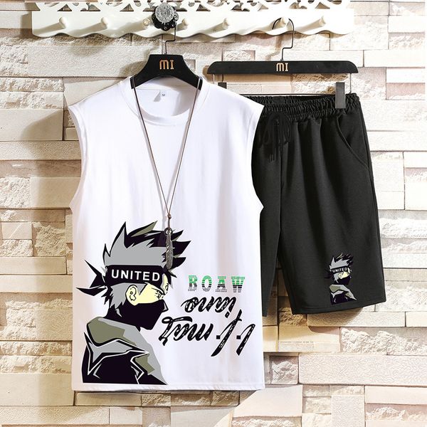 men's tracksuits shorts sportsuit summer ins shirt sleeveless tee korean t-shirt+shorts 2 pieces set size s-5xl dg2n, Gray
men's tracksuits shorts sportsuit summer ins shirt sleeveless tee korean t-shirt+shorts 2 pieces set size s-5xl dg2n, Gray
