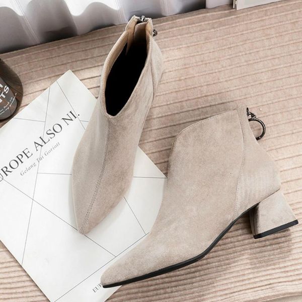 boots woman cowboy winter solid flock black beige rubber zipper point toe square high heels ankle for women 2s22
boots woman cowboy winter solid flock black beige rubber zipper point toe square high heels ankle for women 2s22