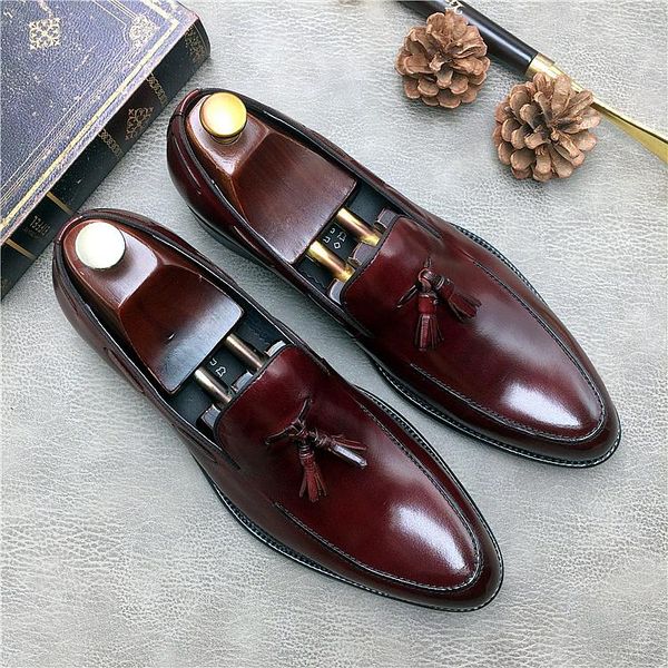 dress shoes tassels mens wine red black wedding oxfords slip on spring autumn office businessman formal mocassion flats
dress shoes tassels mens wine red black wedding oxfords slip on spring autumn office businessman formal mocassion flats
