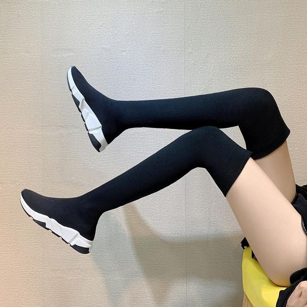 boots deat 2021 autumn and winter fashion casual black socks single long knee tube shoes women sg904
boots deat 2021 autumn and winter fashion casual black socks single long knee tube shoes women sg904