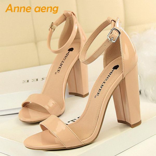 summer women ankle strap sandals high square heel peep toe solid fashion ladies shoes nude, Black
summer women ankle strap sandals high square heel peep toe solid fashion ladies shoes nude, Black
