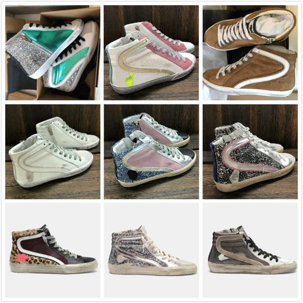 golden slide high sneakers designer shoes women luxury trainers goose sequin italy deluxe brand classic white do-old dirty casual shoe, Black
golden slide high sneakers designer shoes women luxury trainers goose sequin italy deluxe brand classic white do-old dirty casual shoe, Black