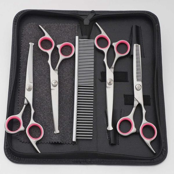 6pcs profession pet grooming scissors set dog cat hair cutting tool include comb shears for store
6pcs profession pet grooming scissors set dog cat hair cutting tool include comb shears for store