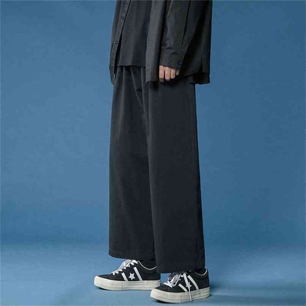 legible women pant casual cotton wide leg pants retro ankle length elastic waist loose trousers female 210915, Black;white
legible women pant casual cotton wide leg pants retro ankle length elastic waist loose trousers female 210915, Black;white