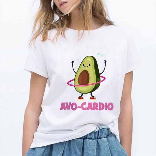 luckyroll cartoon avocado vegan women t shirt short sleeve fashion small fresh casual graphic korean female tee, White
luckyroll cartoon avocado vegan women t shirt short sleeve fashion small fresh casual graphic korean female tee, White