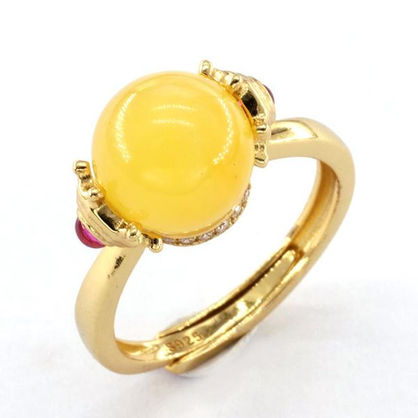 wasp wax ring natural gemstones chicken oil yellow beeswax hexagons ruby round bead fashion trend vintage jewelry women cluster rings, Golden;silver
wasp wax ring natural gemstones chicken oil yellow beeswax hexagons ruby round bead fashion trend vintage jewelry women cluster rings, Golden;silver