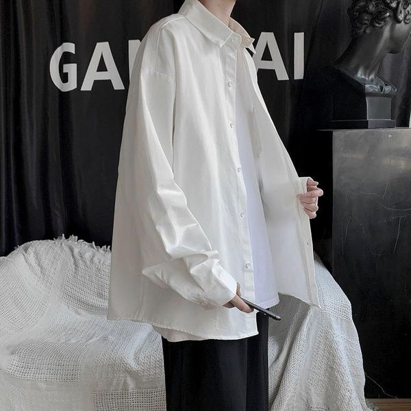 solid shirts mens casual loose all-match fashion bottoming shirt trend classic coat lapel four seasons male clothes men's, White;black
solid shirts mens casual loose all-match fashion bottoming shirt trend classic coat lapel four seasons male clothes men's, White;black