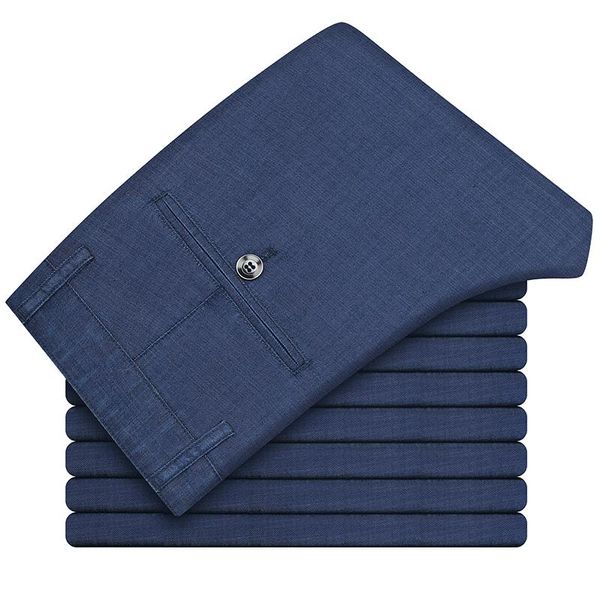 men's jeans 2021 spring summer thin lyocell casual pants classic fashion loose straight stretch denim trousers male brand clothes, Blue
men's jeans 2021 spring summer thin lyocell casual pants classic fashion loose straight stretch denim trousers male brand clothes, Blue