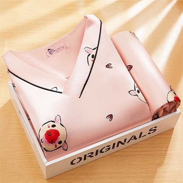summer silk ice ladies pajamas short-sleeved shorts suit female students cute loose v-neck home service cartoon printing 211109, Black;red
summer silk ice ladies pajamas short-sleeved shorts suit female students cute loose v-neck home service cartoon printing 211109, Black;red