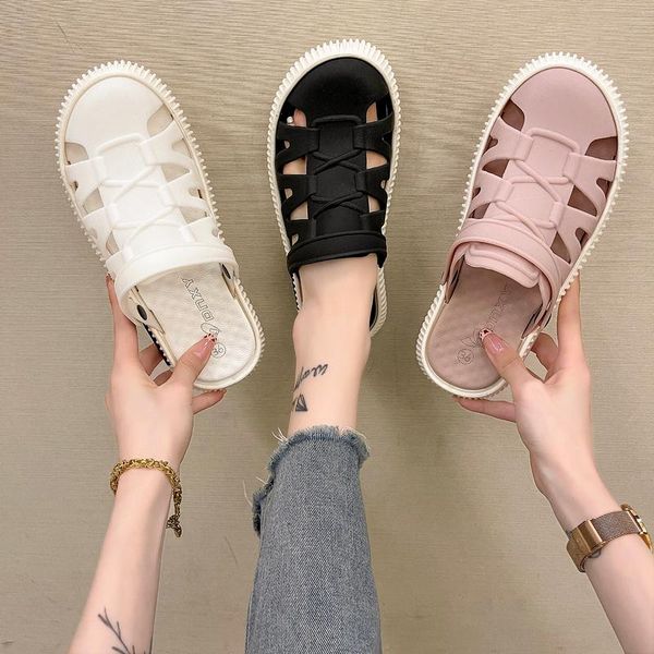 shoes woman 2021 rubber slippers low fretwork heels flat soft rome slides pu fabric pvc scandals concise fretwo, Black
shoes woman 2021 rubber slippers low fretwork heels flat soft rome slides pu fabric pvc scandals concise fretwo, Black