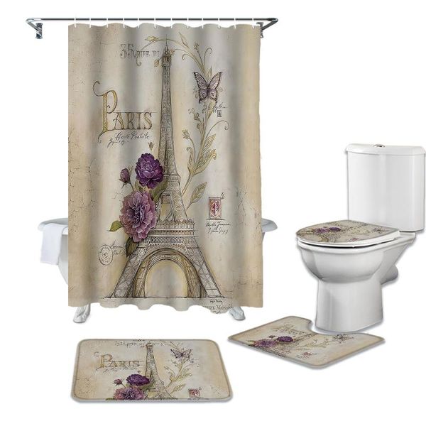 shower curtains eiffel tower flowers butterfly waterproof bathroom curtain durable set rugs toilet lid cover bath mat
shower curtains eiffel tower flowers butterfly waterproof bathroom curtain durable set rugs toilet lid cover bath mat
