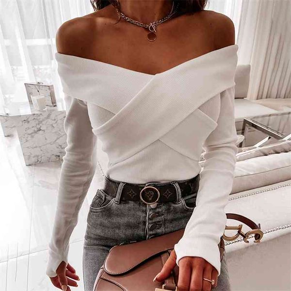 off shoulder long sleeve body t shirt women spring black white elasticity slim woman tshirt t-shirt 210401
off shoulder long sleeve body t shirt women spring black white elasticity slim woman tshirt t-shirt 210401
