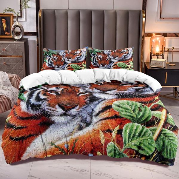 bedding sets kids duvet cover twin with tiger puzzle pattern boys girls comforter double tigers print for children
bedding sets kids duvet cover twin with tiger puzzle pattern boys girls comforter double tigers print for children