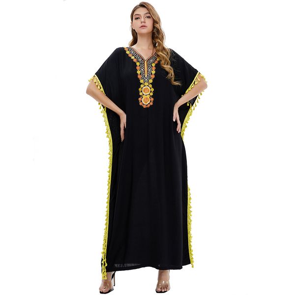 short sleeve ramadan eid mubarak abaya dubai muslim dress turkey islam clothing robe longue dresses for women vestido de mujer, Red
short sleeve ramadan eid mubarak abaya dubai muslim dress turkey islam clothing robe longue dresses for women vestido de mujer, Red