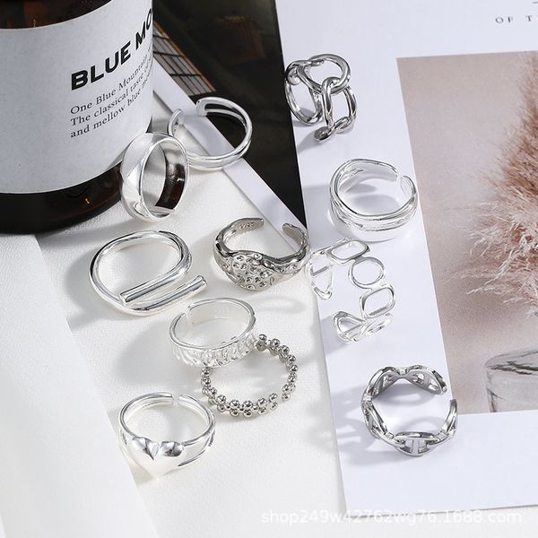 ring s925 sterling silver female korean version trendsetter simple smooth thai wide face open joint index finger jewelry
ring s925 sterling silver female korean version trendsetter simple smooth thai wide face open joint index finger jewelry