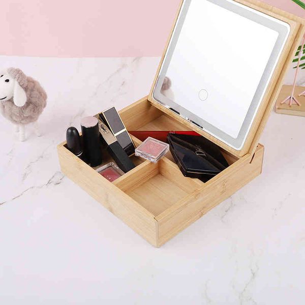 led natural wood light portable cosmetic storage box case retro lighting makeup mirror
led natural wood light portable cosmetic storage box case retro lighting makeup mirror