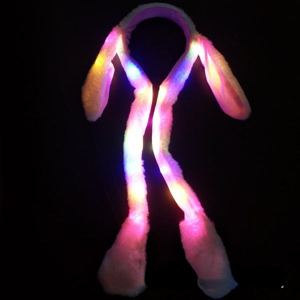 party decoration led luminous glowing cartoon funny white plush hat creative ears will move cap for children adults kids girls
party decoration led luminous glowing cartoon funny white plush hat creative ears will move cap for children adults kids girls