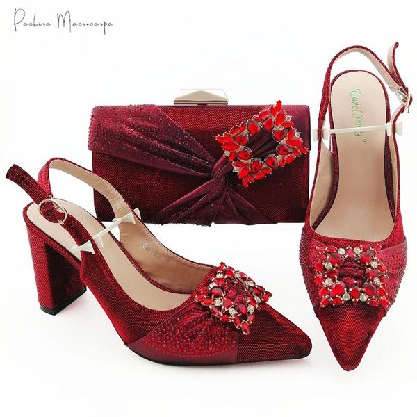 dress shoes arrival nigerian fashion italian design women and bag set decorated with square rhinestone in wine color for party, Black
dress shoes arrival nigerian fashion italian design women and bag set decorated with square rhinestone in wine color for party, Black