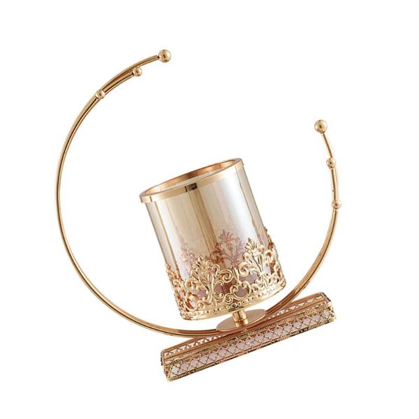 candle holders 1pc iron glass holder stand home decor elegant candlestick(golden)
candle holders 1pc iron glass holder stand home decor elegant candlestick(golden)