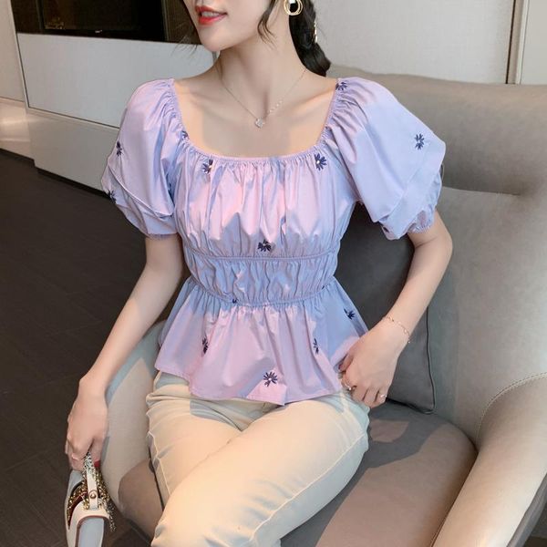 women's blouses & shirts coigarsam short sleeve blouse women summer chiffon embroidery square collar blusas womens and white purple 10
women's blouses & shirts coigarsam short sleeve blouse women summer chiffon embroidery square collar blusas womens and white purple 10